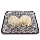 Namsan Safety Heating Pad, Pet Puppy Cat Bed Electric Heating Blanket, Waterproof Mat, Winter Warm Pad with Anti-bite Tube