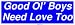 Good Ol' Boys Need Love Too Bumper Sticker