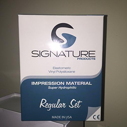 Signature Impression Material Regular Set VPS Light with 6 Mixing Tips