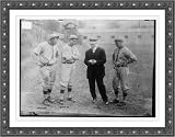 Newswire Photo (M): Honus Wagner, Mike Donlin, Manager Fred Clarke, Marty O'Toole, Pittsburgh NL (baseball)