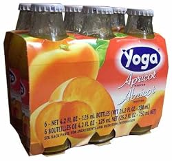 Apricot Nectar (Yoga) CASE (6 x 4.2 oz) (6 Pack) Bottles