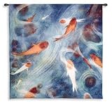 Koi Pool Wall Tapestry [Kitchen]