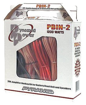 1200 Watt 20 ft. Amplifier Hookup Kit for Battery Unit & Speakers