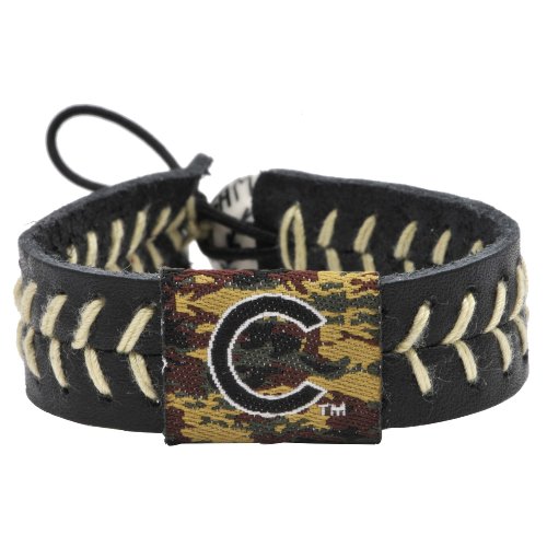 MLB Chicago Cubs Camouflage Baseball Bracelet