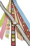 Peace, Love And Happiness 10 Ribbons Watch