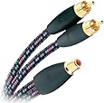 AudioQuest Y splitter - one RCA female to two RCA male 6in (15.24cm) cable
