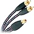 AudioQuest Y splitter - one RCA female to two RCA male 6in (15.24cm) cable