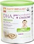 HAPPYBELLIES Organic Super Cereals, DHA, pre & Probiotics + Choline, Organic Brown Rice Cereal, 7-Ounce Canisters (Pack of 6)