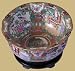 Asian Furniture & D&eacute;cor - 16" Fine Rose Medallion Chinese Porcelain Oriental Fruit Bowl w/ Stand