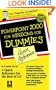 PowerPoint 2000 for Windows for Dummies Quick Reference