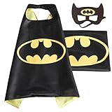 (Batman) ROXX Superhero Superman Kids Girl And Boy Cape and Mask Costume for Child
