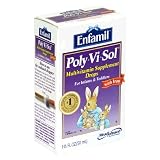 Enfamil Poly-Vi-Sol Multivitamin Supplement Drops with Iron for Infants and Toddlers, 1.67-Ounce Bottles (Pack of 2)