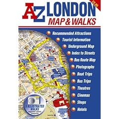 【クリックで詳細表示】A-Z London Map and Walks (Street Maps ＆ Atlases)： Geographer’s A to Z company： 洋書