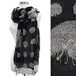 "Tree of Life" Printed 50% Cotton/ 50% Linen Scarf - Colors Available
