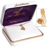 Landstrom Black Hills Gold Rose Chain & Charm
