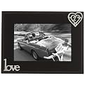 Love Heart Accents Frame - Black (4x6")