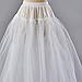 Bridess Gauze White Bridal Crinoline Petticoat For Ball Gown Wedding Dress