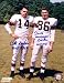 Dante Lavelli Autographed Photo - & Otto Graham 8x10