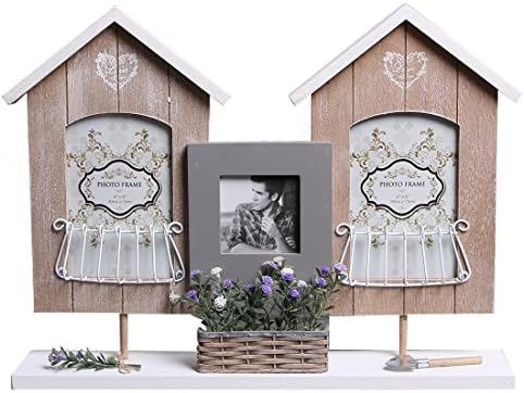 Shaoci QBW2038 Puzzle Table Picture Photo Frame - Connection Wooden House