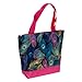 J Garden Pink Peacock Feathers Large Travel Tote Bag 16-inch