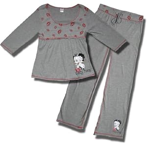 Buy Betty Boop Lip Prints Long-sleeve Pajamas for women by Betty Boop