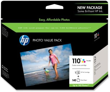HP 110 Tri-Color Ink Cartridge in Retail Packaging, Photo Value Pack (Q8700BN#140)