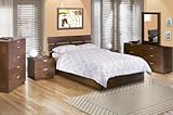 MFI / Nexera 400038 - Nocce 6-Pc. Full Bed Bedroom Set (Truffle)