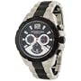 Stuhrling Original Men's 235.332B213 Water-sports 'Westport' Chronograph GMT Black PVD Men's Watch