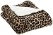 Northpoint Wild Side Faux Fur Sherpa Throw, Leopard