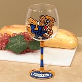 University of Kentucky Wine Glass