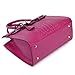 Vicenzo Aidos Gator Italian Leather Tote Handbag