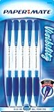 Papermate Visibility - Retractable Ballpoint Pen Medium Blue 5 Card