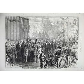 1873 Shah Paris Arc De Triomphe Seine Municipal Council