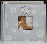 from Shudehill Giftware Photo Album - Baby Boy Blue Daisy Photo Album (Model 77594)