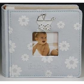 Photo Album - Baby Boy Blue Daisy Photo Album
