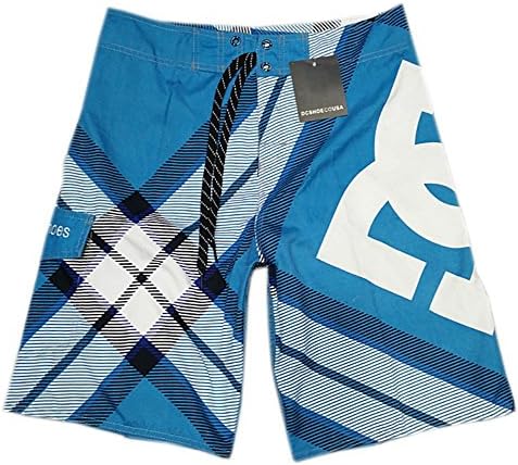 Cimoneye Men's Outsize Checkered Beachwear Quickdry Boardshort Trunks Pants 36/US 14/UK 18