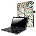 Fintie Nextbook Flexx 10 2016 / Nextbook 10 Case - Premium PU Leather Folio Cover for Nextbook Flexx 10 Convertible Laptop with Keyboard/Nextbook 10 [Not Fit Old Version Nextbook 10.1], Love Tree