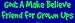 God: A Make Believe Friend For Grown Ups Large Bumper Sticker
