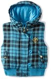 Southpole Girls 7-16 Plaid Hooded Vest