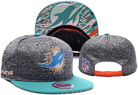 MIAMI DOLPHINS Cap Mens Baseball Snapback Cap Hats gery One Size