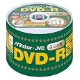 Victor �^��pDVD-R 8�{�� �z���C�g�v�����^�u�� 50���X�s���h�� [VD-R120SP50] �r�N�^�[