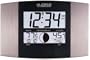La Crosse Technology WS-8117U-IT-AL Atomic Wall Clock with Indoor/Outdoor Temperature