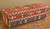 IMAGE OF Mtn. Ray Solid Wood and Kilim Rustic Storage Bench