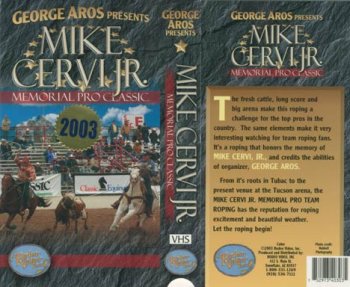 Childrens Toyshop  Sporting Goods : Aros/Mike Cervi Jr. Memorial Pro Team Roping Classic 2003 - DVD