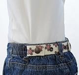Special Price Dapper Snapper Baby & Toddler Adjustable Belt (Flowers)