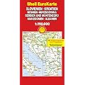 Shell EuroKarte : Slowenien, Kroatien, Bosnien-Herzegowina, Serbien und Montenegro, Makedonien, Albanien