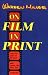 Books : On Film, In Print