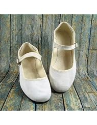 Samt-Ballerina CHINA FLAT creme