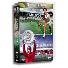 Tennis Legends Double DVD Box Set - John McEnroe - Game, Set & Match and Martina Navratilova - The Story