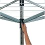 Brabantia Lift-O-Matic Rotary Dryer 60m Metallic Grey